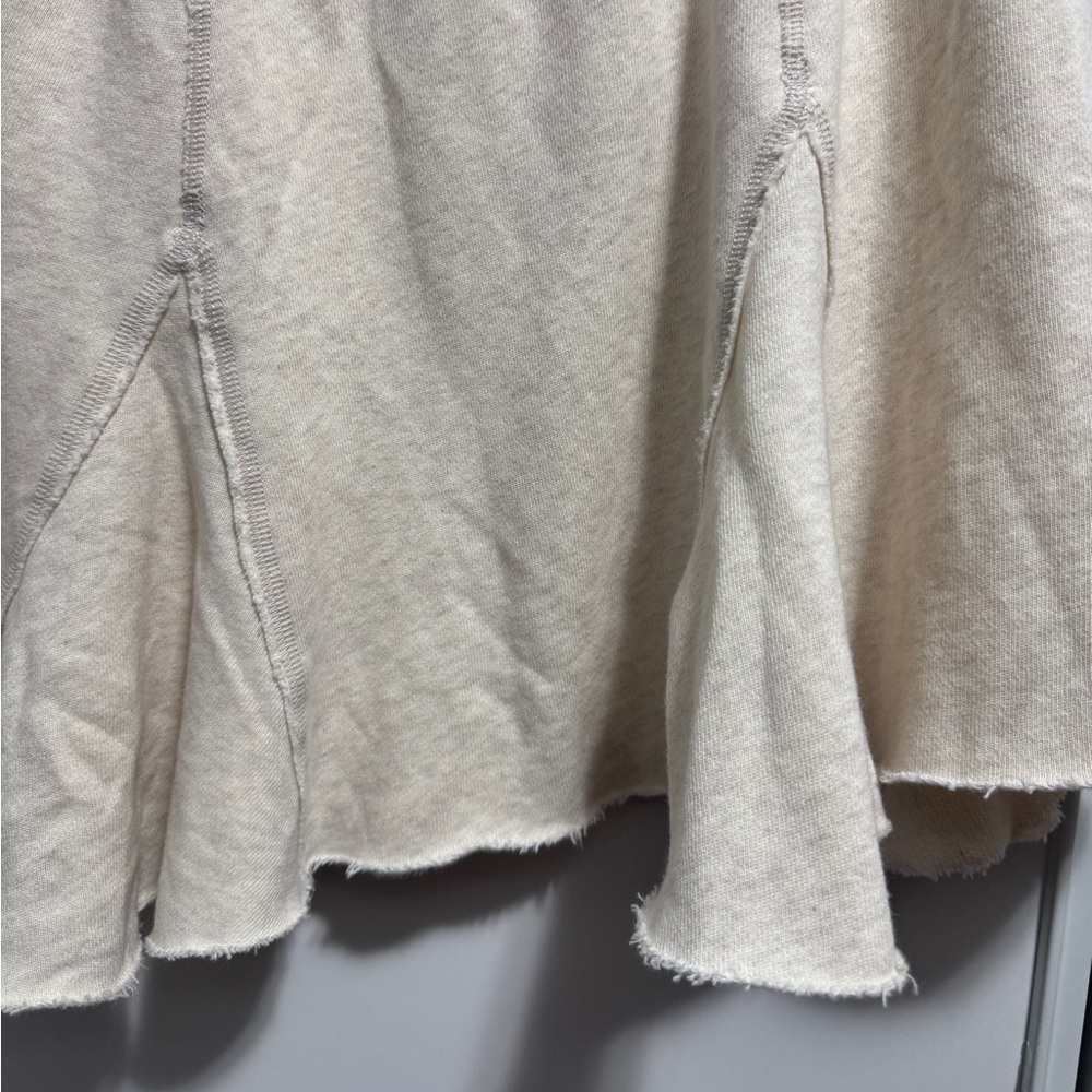 Aerie Fleece Godet Mini Skirt Ivory - Picture 5 of 11